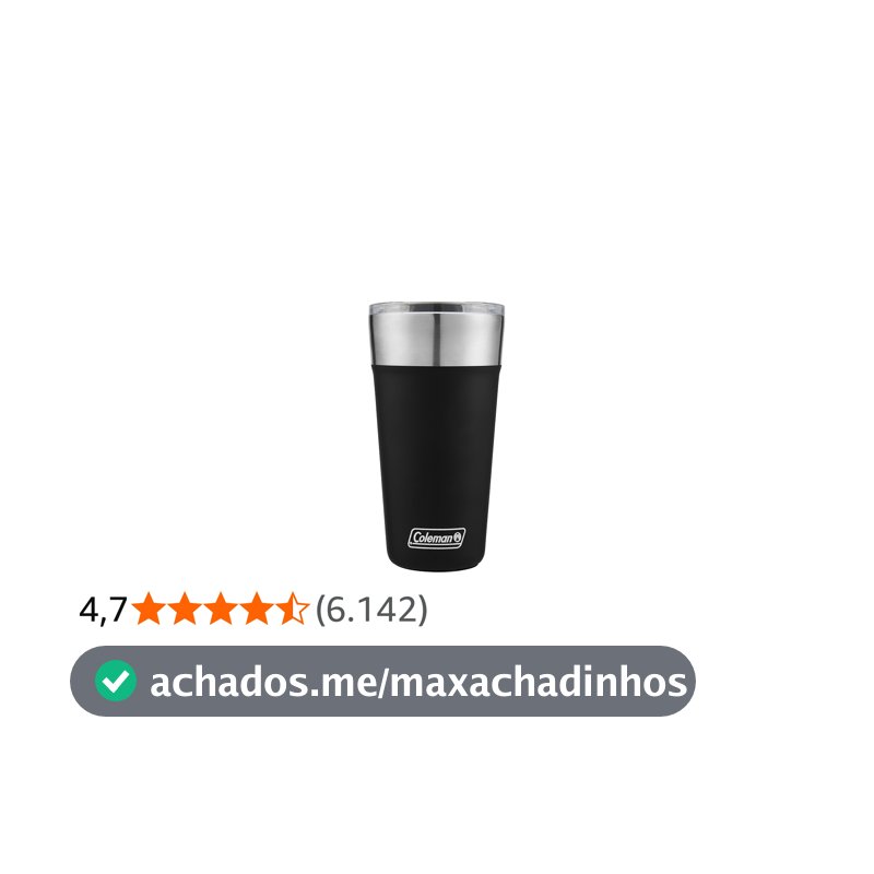 Coleman Copo isolado de aço inoxidável de 590 ml
