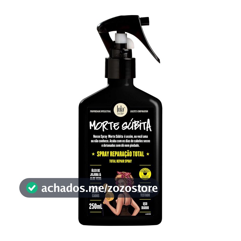Spray de Reparação Total Lola Cosmetics Morte Súbita, 250ml