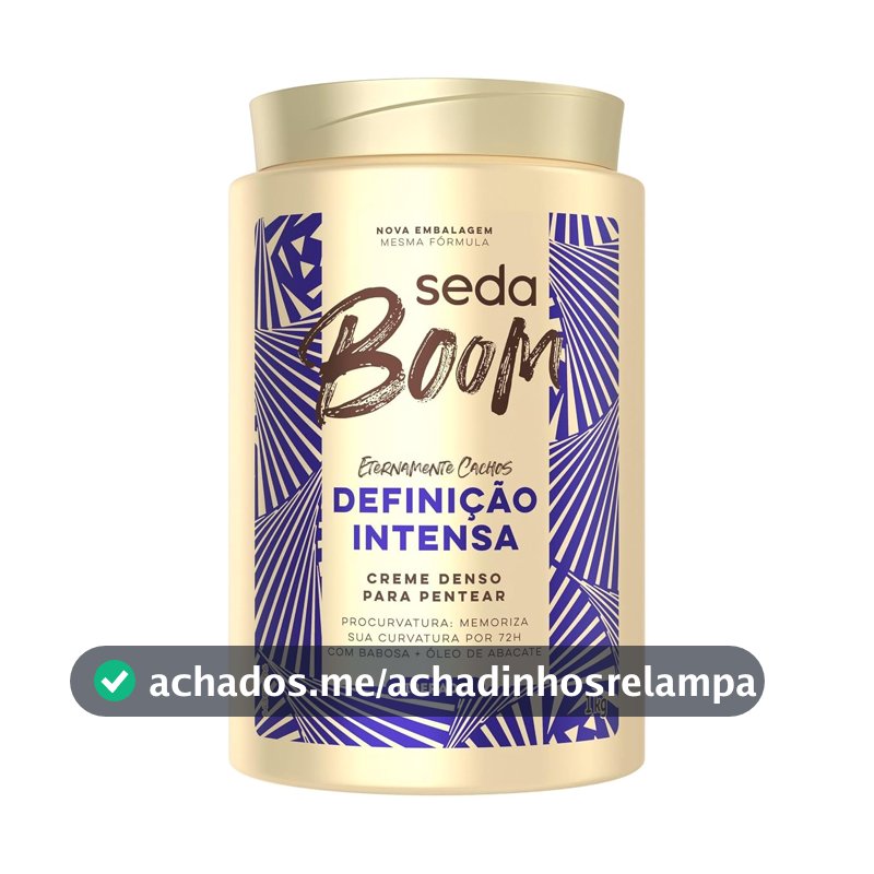 Creme para Pentear Seda Boom Definição Intensa 1 kg