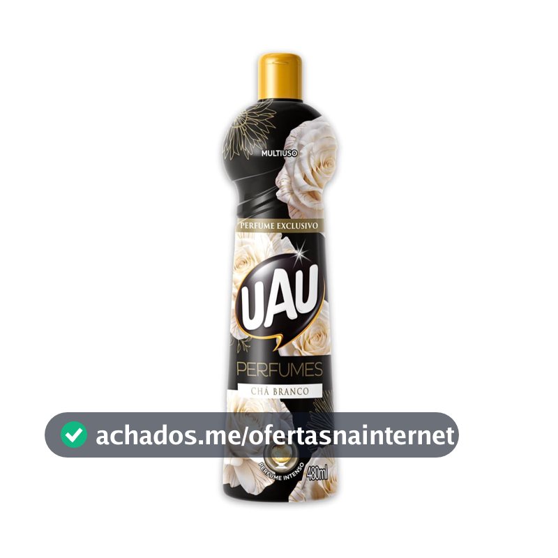 Multiuso 480ml UAU Ingleza Perfume Chá Branco Limpador