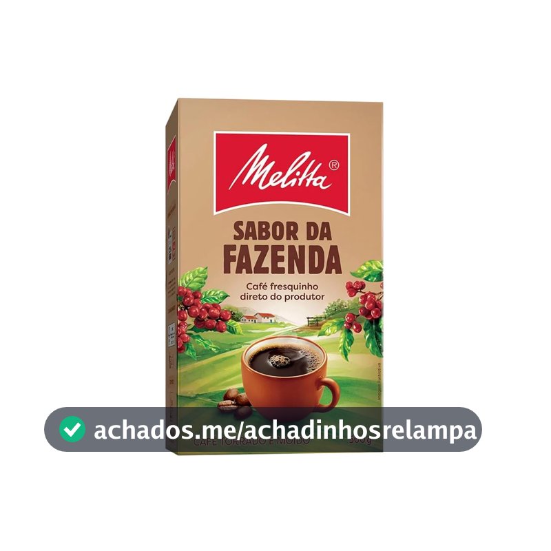 CAFÉ MELITTA SABOR DA FAZENDA VÁCUO 500g