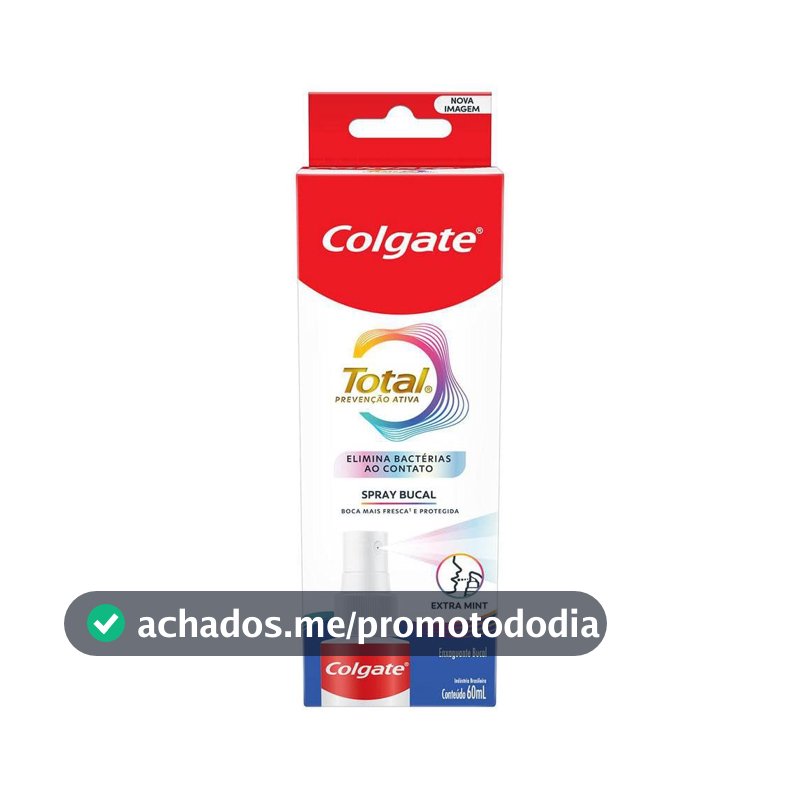 Colgate Total Spray Bucal Antibacteriano Refrescante, 60ml