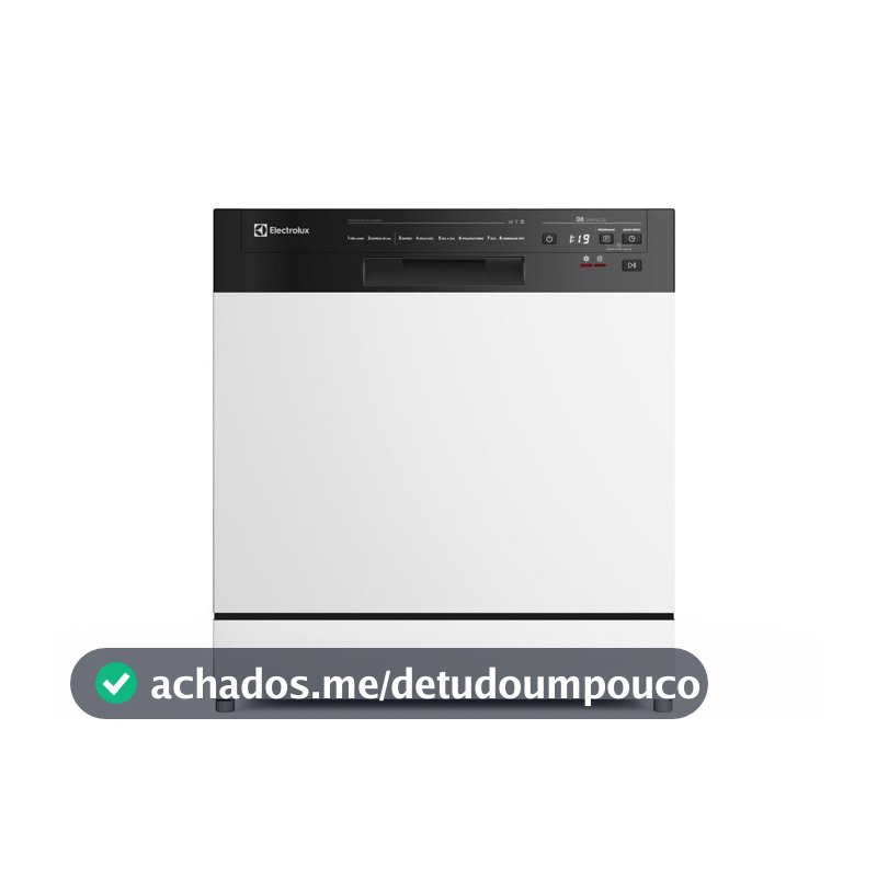 Lava-Louças Electrolux 8 Serviços Branca com Programa Lava e Seca 50min 220v LB08E