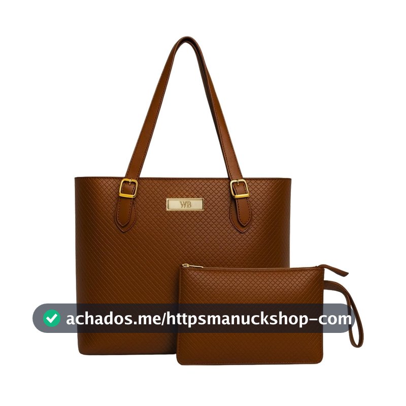 Kit Bolsa Feminina Tipo Sacola + Necessaire Willibags