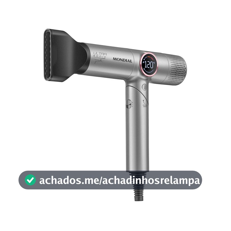 MONDIAL Secador Ultra Sonic By Juliette BLDC com Cabo Dobrável 127V - SCP-JU-04-US
