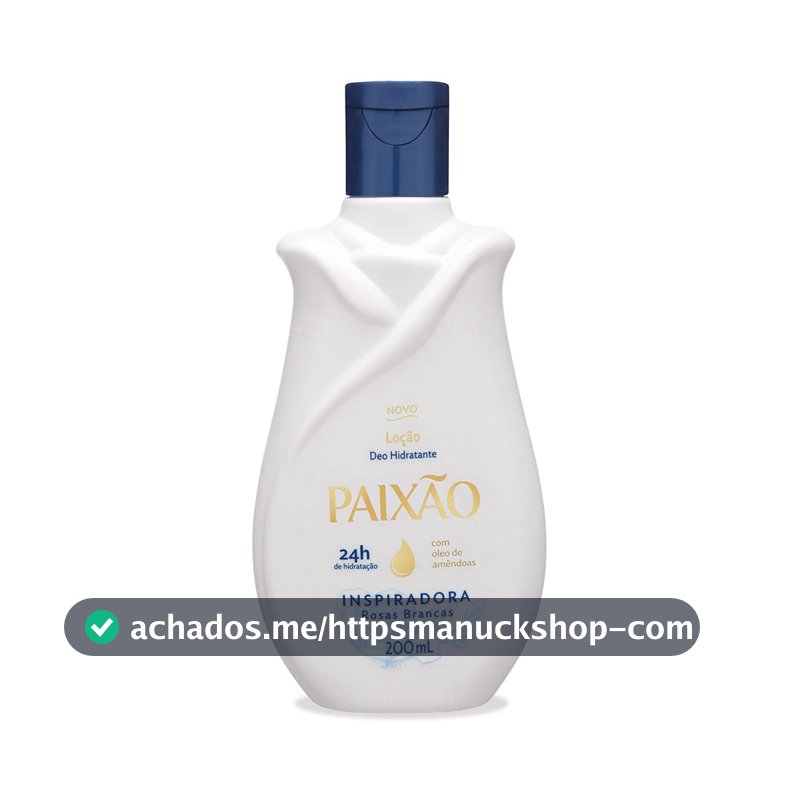 Loção Desodorante Paixão, 200ml, Pack com 24 Unidades