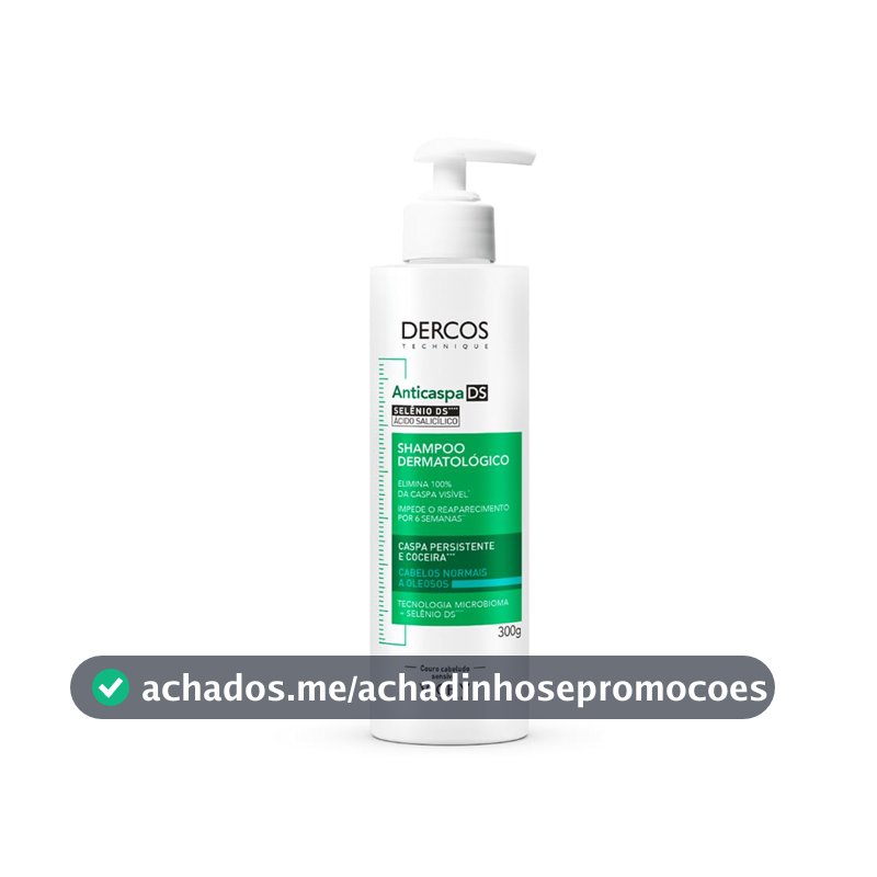 Vichy, Dercos Shampoo Anticaspa para Cabelos Normais a Oleosos