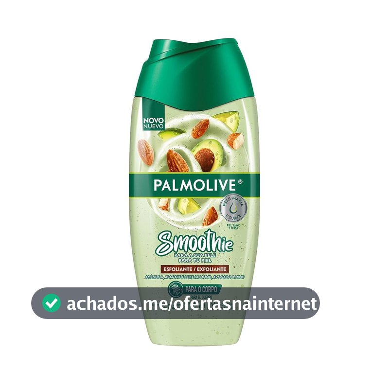 Palmolive Sabonete Líquido Para o Corpo Smoothie Esfoliante Amêndoa, Abacate e Leite 250ml