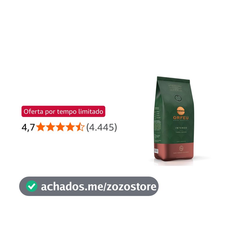 ORFEU Café em Grãos Intenso Torra Escura 1 kg