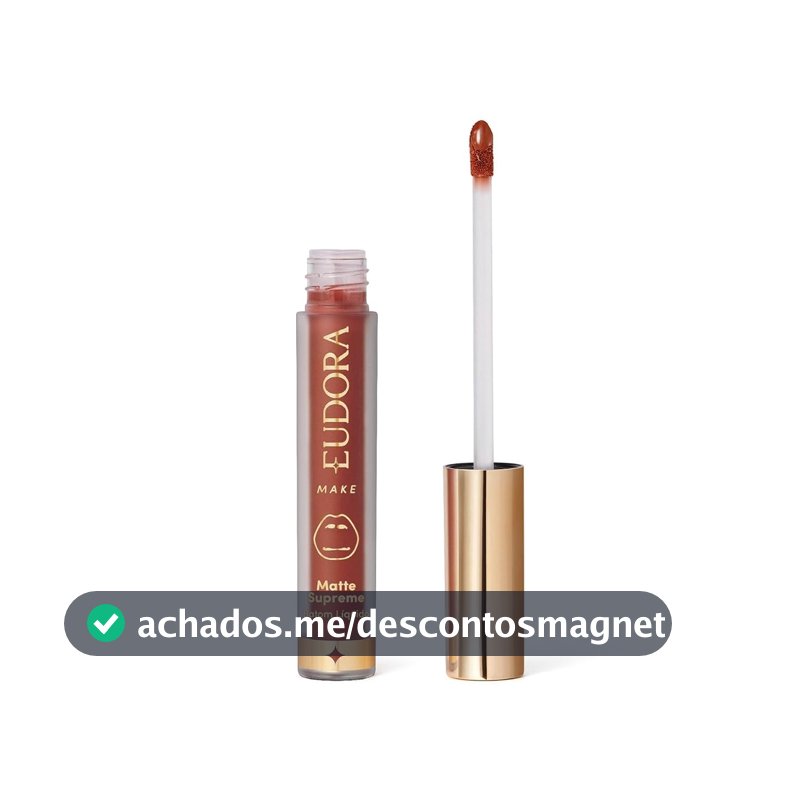 Batom Líquido Supreme Canela Adam Mitch e Eudora 4ml