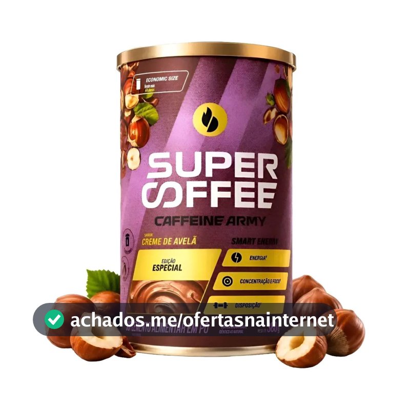 Supercoffee Café Funcional em Pó 380g Creme De Avelã