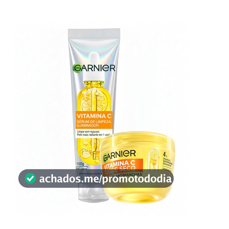 Sérum de limpeza 100g + Hidratante Antimanchas Garnier 85g
