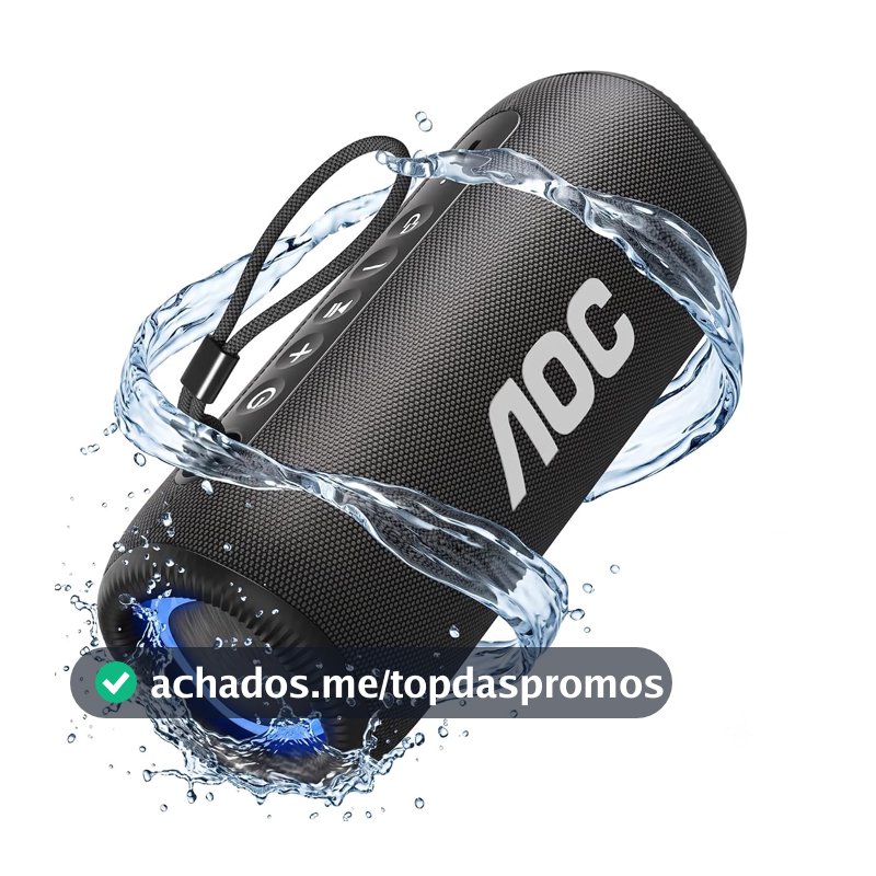 AOC ACS5311 Caixas de Som Portáteis Bluetooth 37W, IP67 à Prova D'água