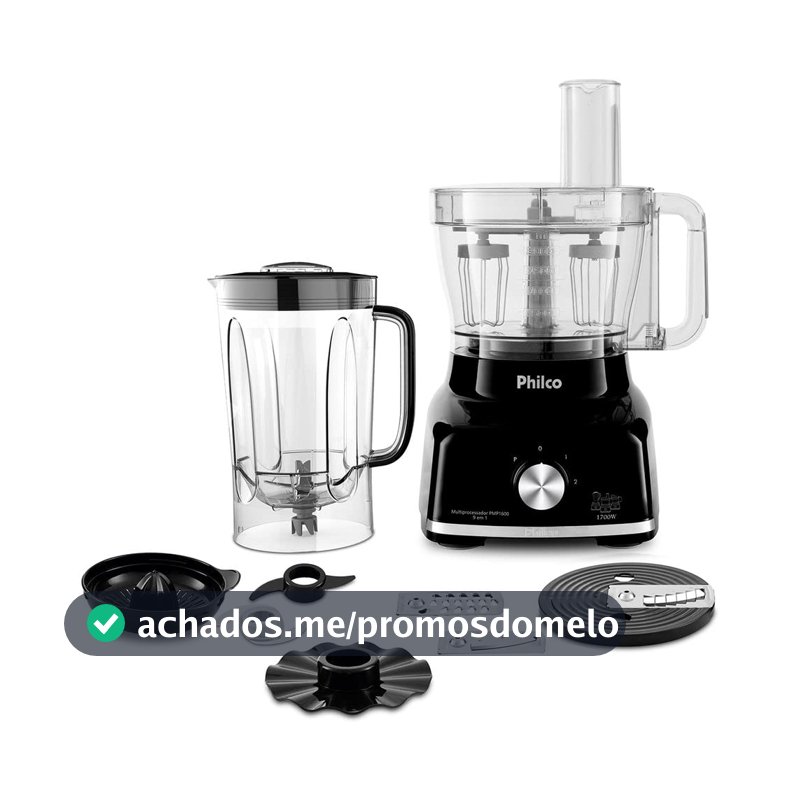 Philco Multiprocessador, Pmp1600p, 1700W, Preto, 127v