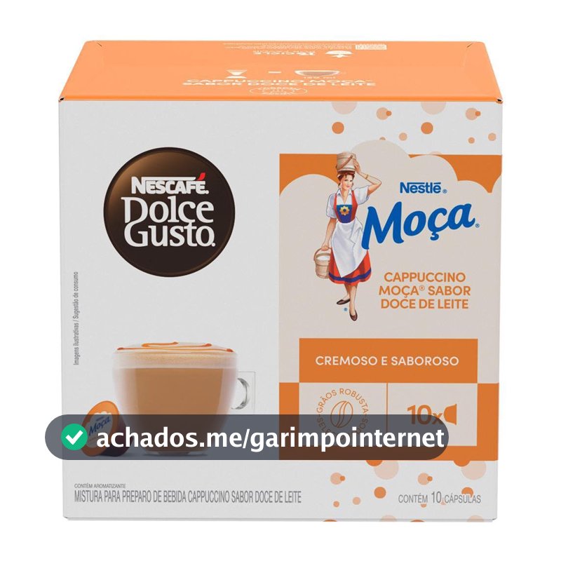 Cappuccino em Cápsulas Nescafé Dolce Gusto, 170g, 10 Cápsulas