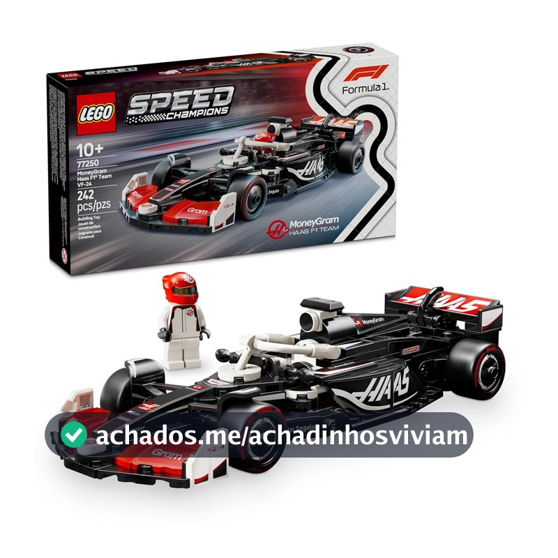 LEGO Speed Champions Carro de Corrida MoneyGram Haas F1® Team VF-24 77250