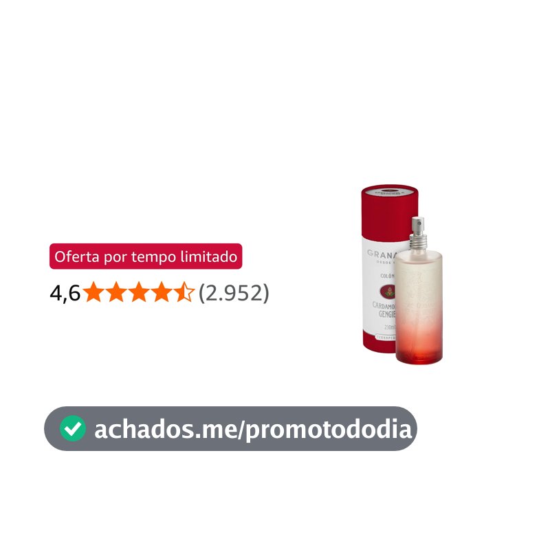 Granado Colônia Terrapeutics, Cardamomo E Gengibre, 230ml