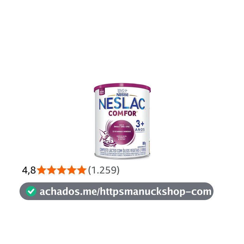 Neslac Comfor - Composto Lácteo, 800g
