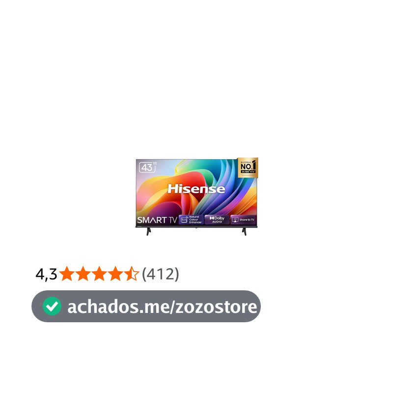 Hisense Smart TV FHD 43" Polegadas 43A4NV