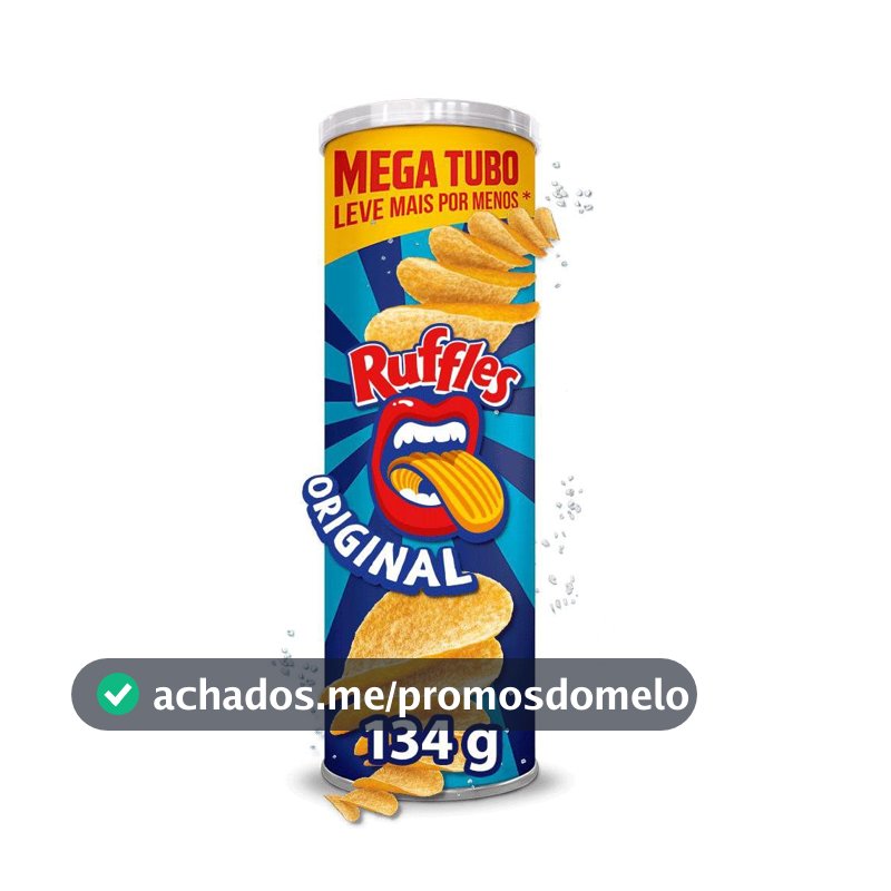 Ruffles Tira Onda Salgadinho de Batata Original Tubo 134g