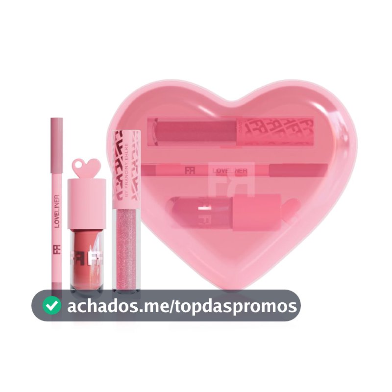 Kit de Gloss Labial e Lápis Labial Fran Love by Franciny Ehlke