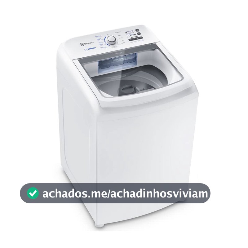Máquina de Lavar Electrolux 17kg Branca Essential Care com Cesto Inox e Jet&Clean (LED17) - 127V