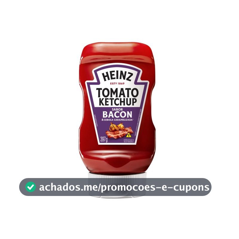 Heinz Ketchup Bacon & Cebola Caramelizada 397g