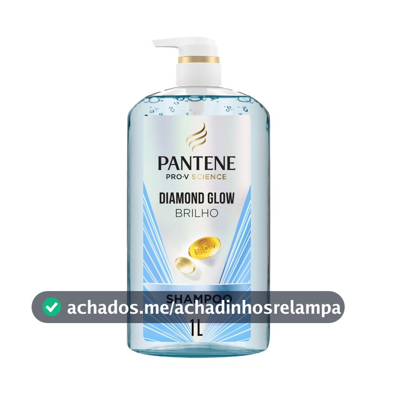 Pantene Pro-V Shampoo Diamond Glow Brilho e Hidratação 1 L