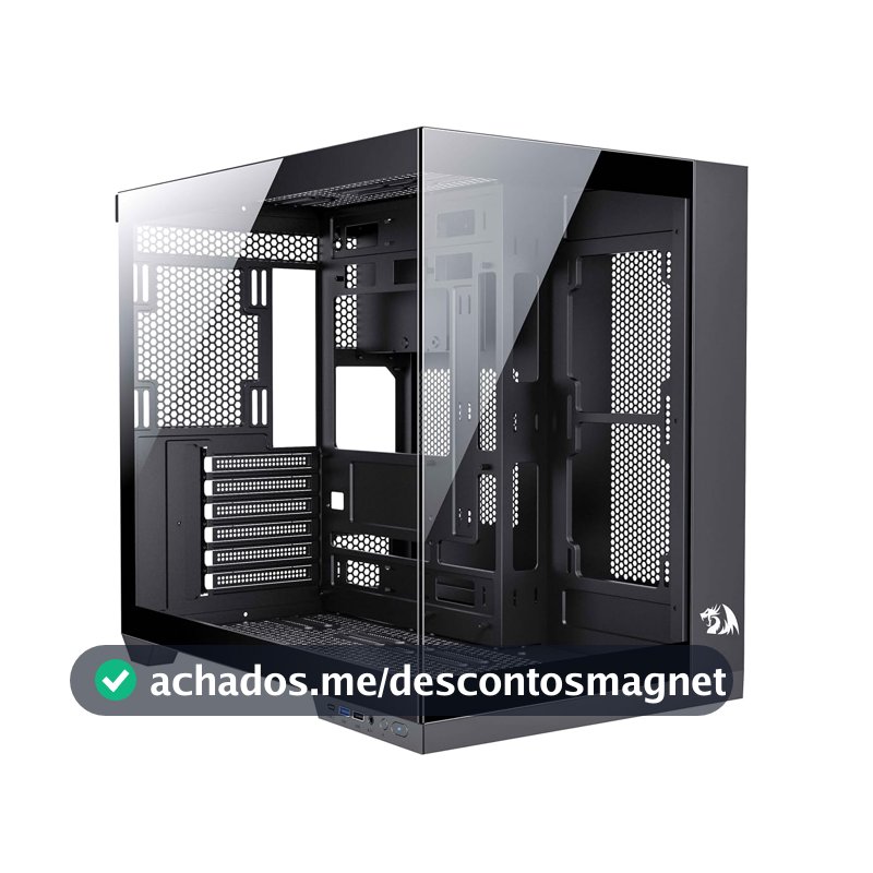 Gabinete Redragon Wideload Pro CA-604B-PRO Preto