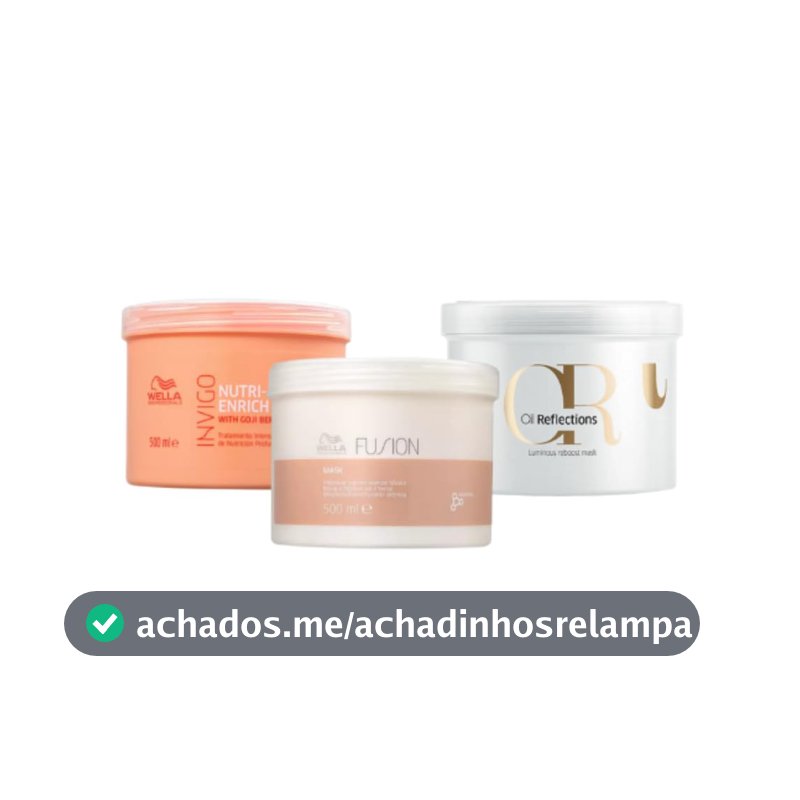 Kit Wella Fios Perfeitos Cronograma Capilar 03 Mascaras 500g