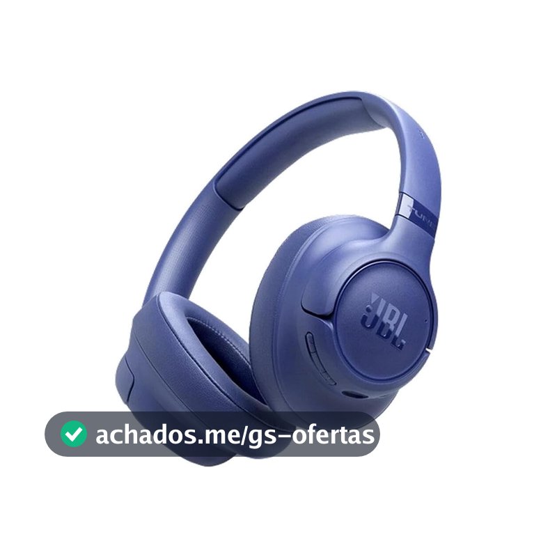 JBL, Fone de Ouvido Bluetooth Over-Ear, Tune 730BT, Sem Fio, Até 76 Horas de Bateria - Azul