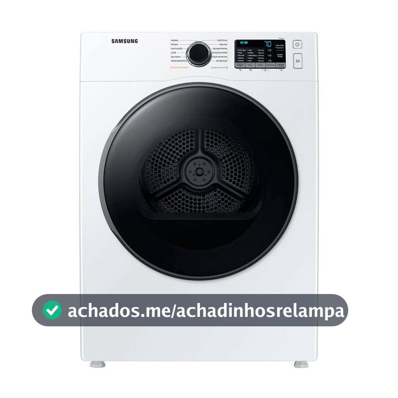 Secadora Samsung 12Kg DV12B Branca 220V DV12B6800EW/AZ