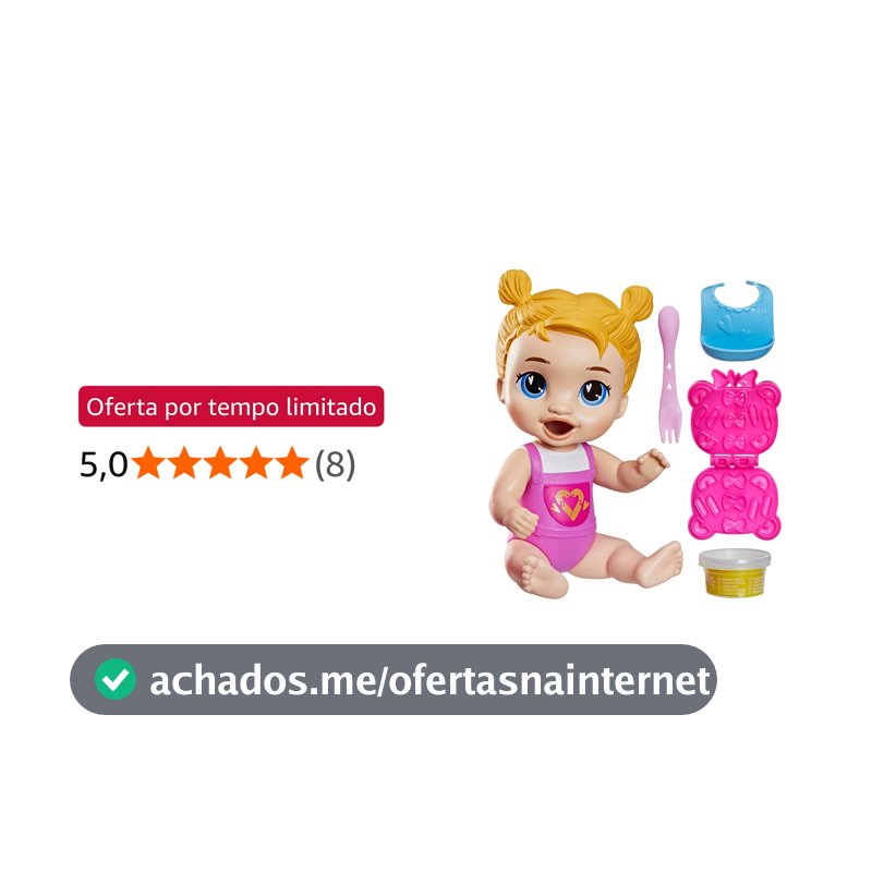 BONECA BA ALIMENTAR O BEBÊ HARPER
