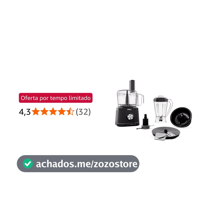 Philco Multiprocessador Concept 1000W 5 em 1 PMP11A 127v