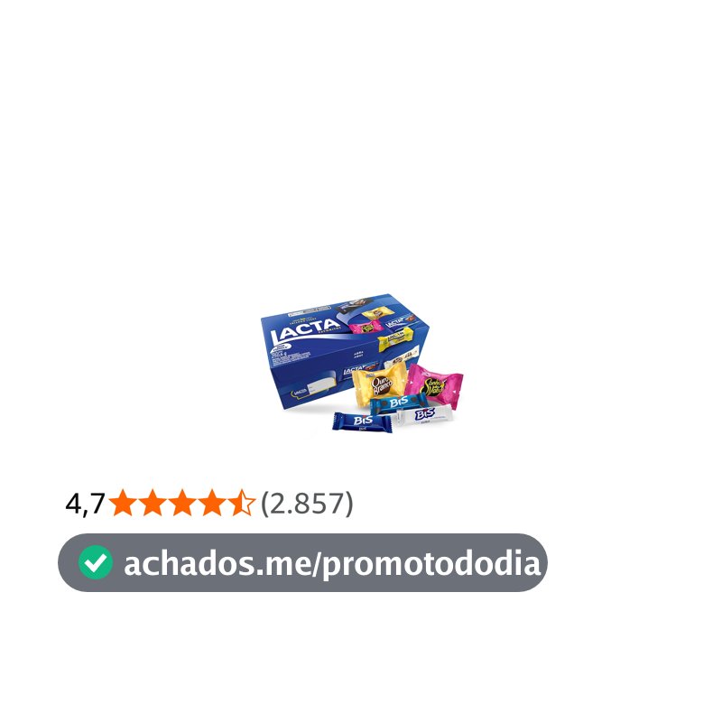 Lacta Favoritos - Caixa de variedades chocolates, 250,6g