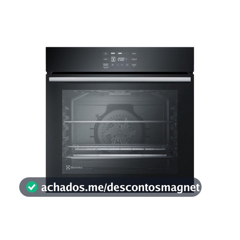 Forno de Embutir Elétrico Electrolux 80L Experience Air fryer, PerfectCook360 e Painel Touch (OE8EA)