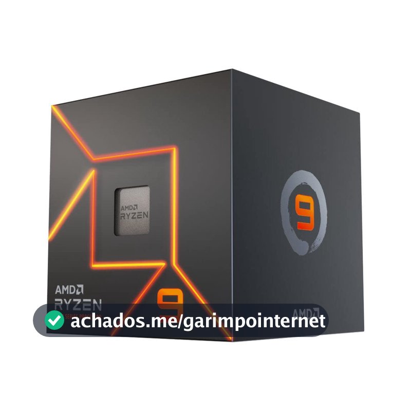 Processador AMD Ryzen 9 7900 Box(AM5/12Cores/24Threads/5.4GHz/76MB Cache/Radeon GraphicsCooler Wraith) C/Video/Cooler