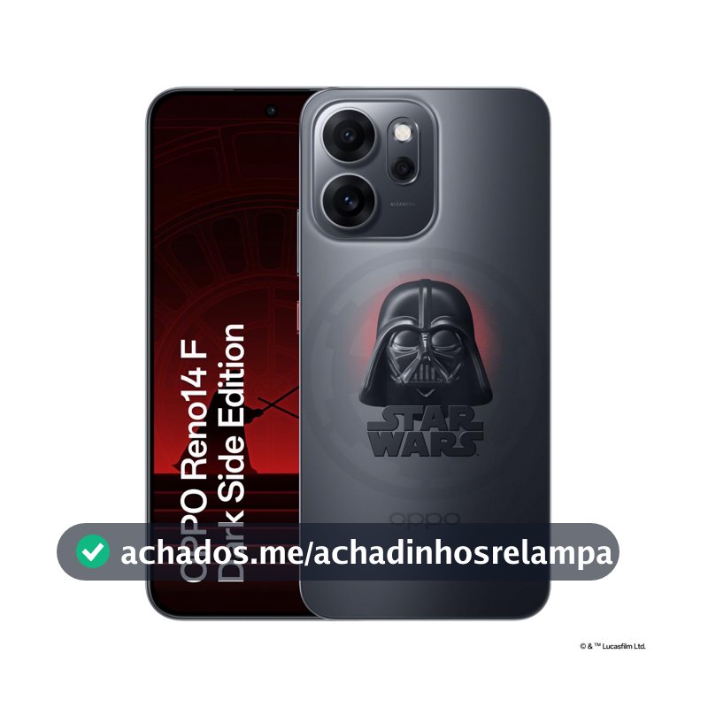 Smartphone OPPO Reno 14 F Dark Side Edition 256GB 12GB RAM