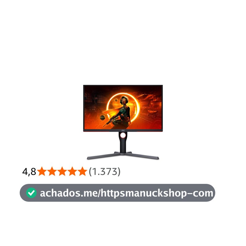 Monitor Gamer AOC Destiny 24,5 Polegadas 25G3ZM