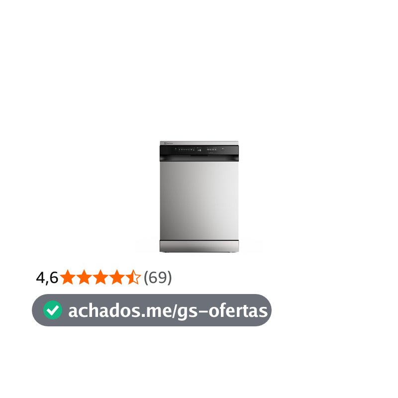 Lava-Louças Electrolux 14 Serviços Inox com Programa Lava e Seca 220v LS14E
