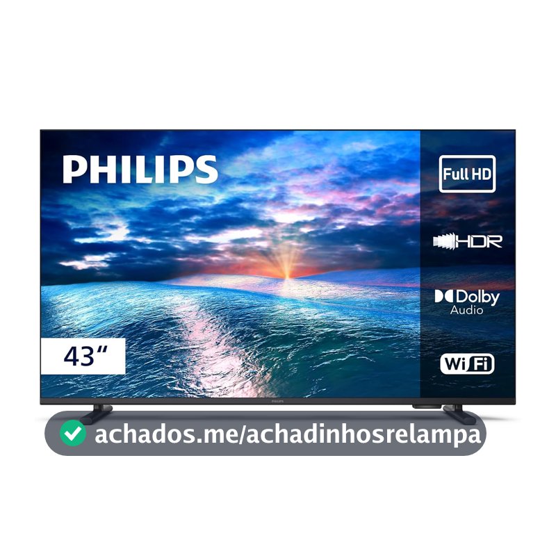 PHILIPS, Smart TV, 43" Full HD, 43PFG6910/78, HDR10, HDMI, USB, Dolby Audio, Wi-Fi
