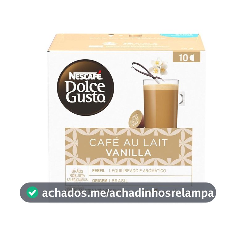 Cápsula Nescafé Dolce Gusto Café AU Lait Vanilla c/10 110g