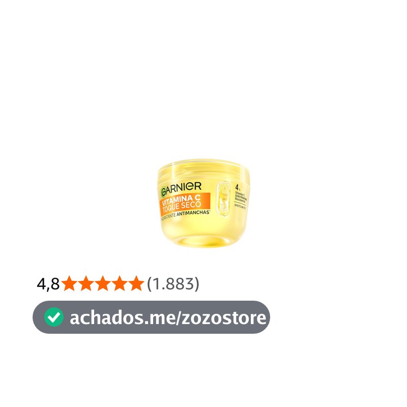Skin Care Hidratante Facial Garnier Uniform & Matte Toque Seco 85g