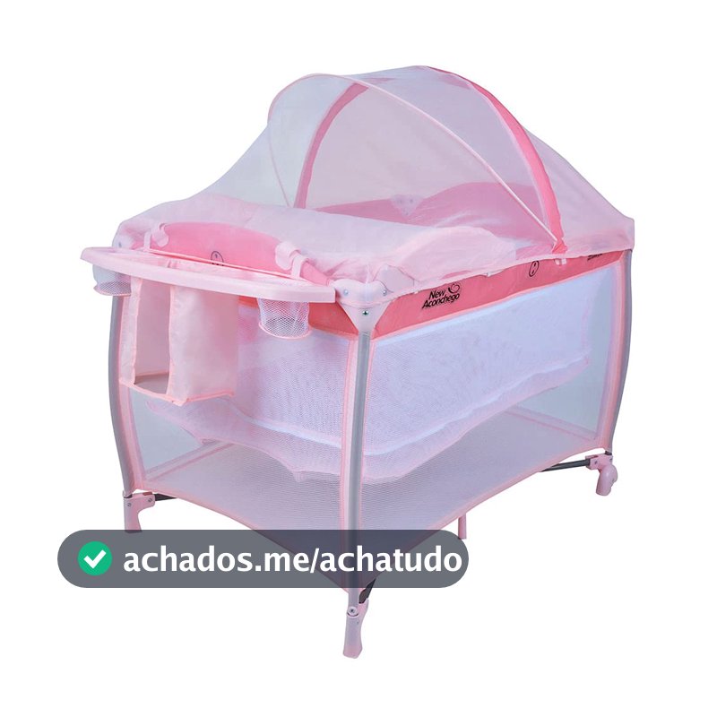 Burigotto Berço New Aconchego Rosa
