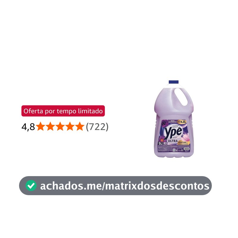 Ypê Amaciante Tradicional Ultra Intenso, 5L