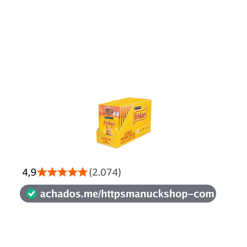 Pack Nestlé Purina Friskies Ração Úmida Para Gatos Adultos Salmão Ao Molho - Com 15 Sachês 85g