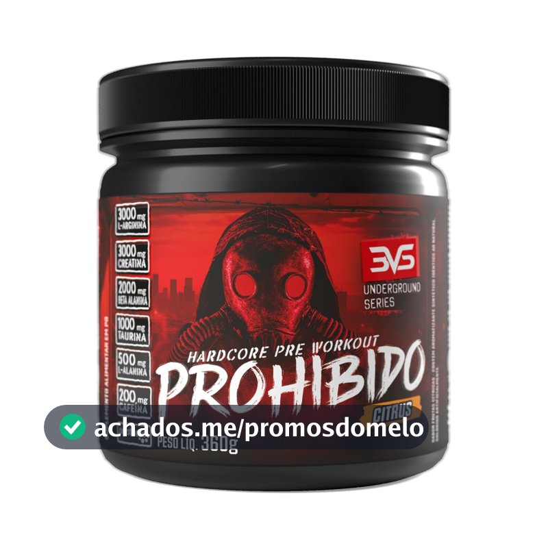 Pré-Treino Prohibido Citrus 360g 3VS Nutrition
