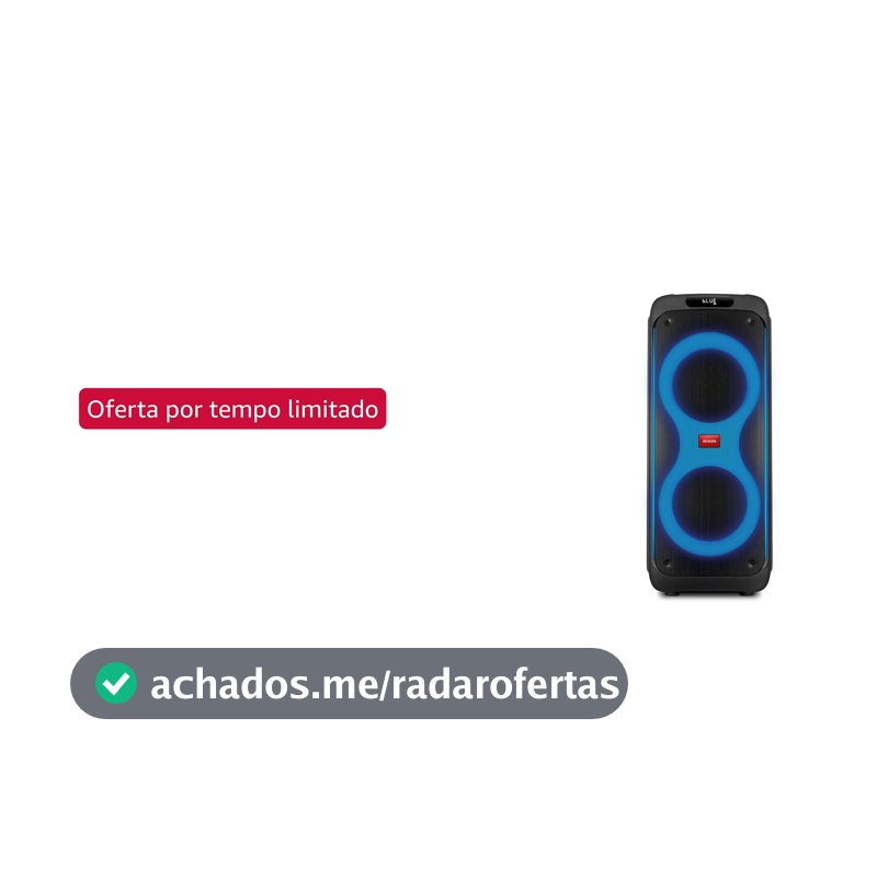 Caixa de Som Party Box, Aiwa, Bluetooth, Luzes Multicores - AWS-PB-04 PARTY BOX AWS-PB-04 BIVOLT