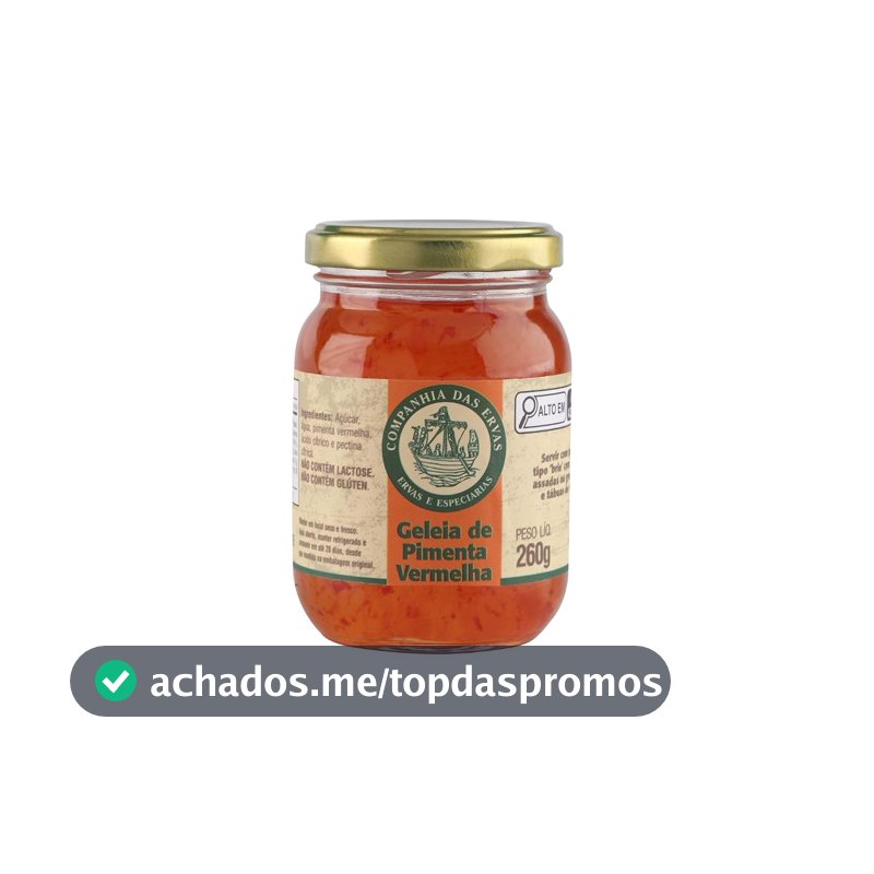 Geleia de Pimenta Vermelha Companhia das Ervas