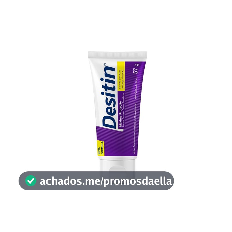 Creme Preventivo de Assaduras para Bebês Desitin, Máxima Proteção, 57g